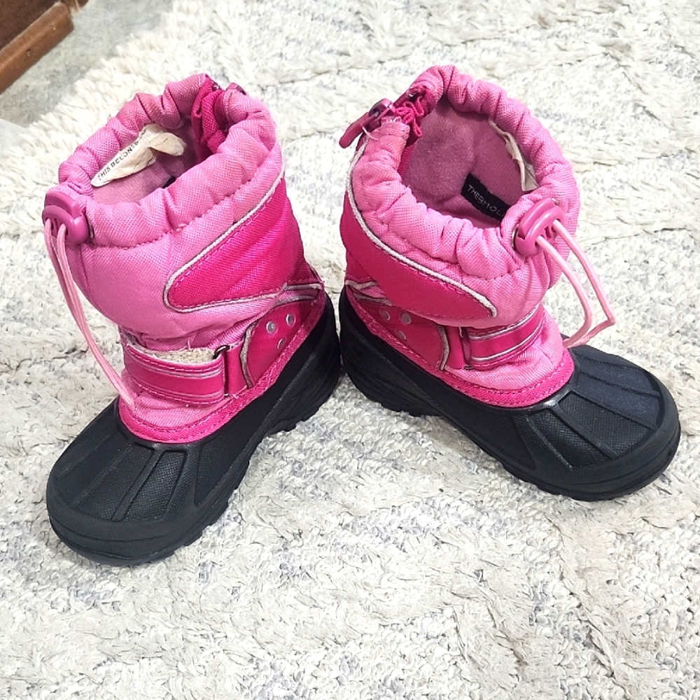 C9 Pink ToddlerGirls Snow Boots Size 9